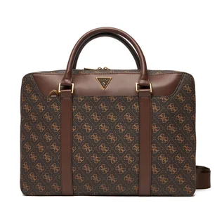 Torba na laptopa Guess Vezzola Smart HMEVZL P3138 Brązowy - Torby na laptopy - miniaturka - grafika 1