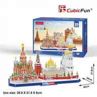 Puzzle - Puzzle 3D City Line Moscow - miniaturka - grafika 1