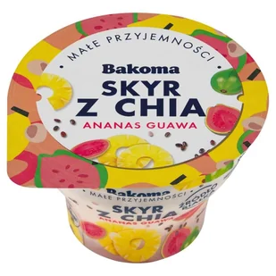 Bakoma Skyr z chia ananas guawa 150 g - Kefiry, jogurty, maślanki - miniaturka - grafika 1