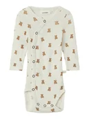 Body dla niemowląt - Lil Atelier Body w kolorze kremowym - miniaturka - grafika 1