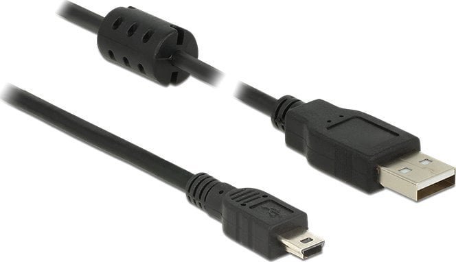 Kabel USB Delock DELOCK Kabel USB 2.0 Typ-A Stecker > USB 2.0 Mini-B Stecker 5,0 m schwarz