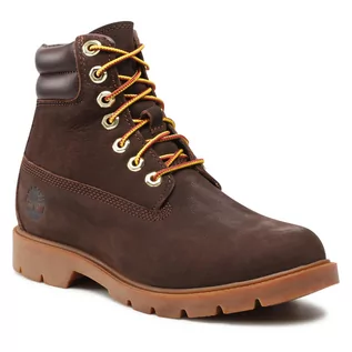 Kozaki damskie - Timberland Kozaki 6in Wr Basic TB0A2DB4V131 Dark Brown Nubuck - grafika 1