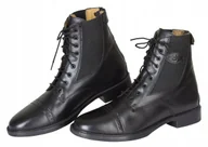Buty do jazdy konnej - Sztyblety jeździeckie Monaco, skórzane, czarny, roz. 45, Covalliero - miniaturka - grafika 1