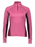 Koszulki sportowe damskie - Mizuno Koszulka funkcyjna "Warmalite" w kolorze różowym - miniaturka - grafika 1