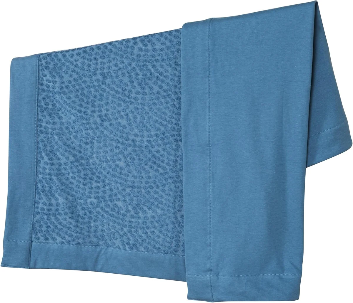 Kocyk niemowlęcy 80x80 cm bawełna organiczna GOTS Oeko-Tex wzór kropki
