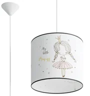 Lampy sufitowe - Lampa wisząca dla dziewczynki z motywem księżniczki - A582 D7-W00 - miniaturka - grafika 1