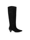 Kozaki damskie - Badura Kozaki EO-APRIL-123433 Czarny - miniaturka - grafika 1