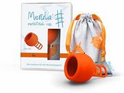 Kubeczki menstruacyjne - Merula Cup fox (pomarańczowy) - One size kubek menstruacyjny z silikonu medycznego - miniaturka - grafika 1