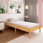 Łóżka - vidaXL Rama łóżka, lite drewno dębowe, 100 x 200 cm - miniaturka - grafika 1