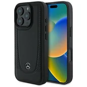 Etui i futerały do telefonów - Mercedes MEHCP16XARMBK iPhone 16 Pro Max 6.9" czarny/black hardcase Leather Urban - miniaturka - grafika 1
