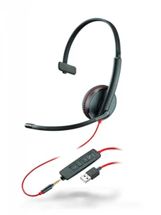 HP Poly Blackwire 3315 Mono USB-A 80S06AA - Słuchawki - miniaturka - grafika 1