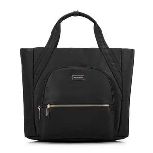 Torba na laptopa 14’’ z nylonu czarna - Torby podróżne - miniaturka - grafika 1