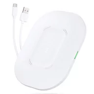 Ładowarki do telefonów - Choetech Choetech ładowarka bezprzewodowa Qi 15W + kabel USB - USB Typ C 1m biały (T550-F-V2) T550-F-v2 - miniaturka - grafika 1