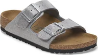 Buty dla dziewczynek - Birkenstock sandały Arizona KIDS BS 1029453 SPARKLING LIGHT SILVER szerokość standardowa 39 - miniaturka - grafika 1