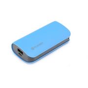 Powerbanki - Platinet Pozostali POWER BANK LEATHER 5200mAh BLUE + microUSB cable [43409] odbierz w Warszawie Faktura VAT 23% Polska gwarancja ME-PL-A044 - miniaturka - grafika 1