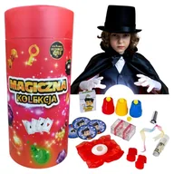 Zabawy w naśladowanie dorosłych - Magiczna kolekcja MAŁY MAGIK 101 sztuczek w tubie dla dzieci MAGICZNY ŚWIAT - miniaturka - grafika 1