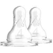 Smoczki do butelek - Dr Browns smoczek do butelki standardowej 313 rozm.4 21062dr - miniaturka - grafika 1