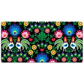 Podkładki na biurko - Duża mata na biurko Sztuka ludowa vintage 120x60 cm - miniaturka - grafika 1