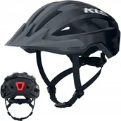 Kaski rowerowe - Kask Rowerowy Kellys Daze Lumio Regulowany S/m Czarny Lampka Led - miniaturka - grafika 1
