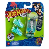 Samochody i pojazdy dla dzieci - Hot Wheels Skate Deskorolka + buty HGT54 - Mattel - miniaturka - grafika 1