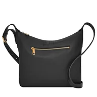 Torebki damskie - Fossil Women's Cecilia Leather Large Crossbody Purse Handbag, Black (Model: ZB1888001) - miniaturka - grafika 1
