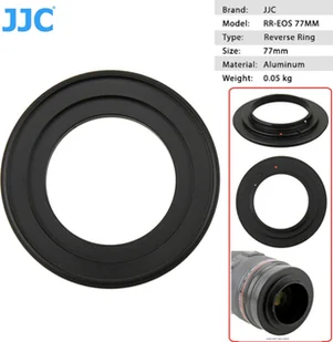 Freepower Pierścień odwrotnego mocowania FreePower Canon EF na 77 mm - Tulejki, adaptery, redukcje do aparatów - miniaturka - grafika 1