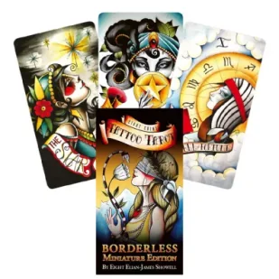 Eight Coins Tattoo Tarot, karty do wróżenia, edycja mini - Ezoteryka Eight Coins Tattoo Tarot, karty do wróżenia, edycja mini - Ezoteryka - miniaturka - grafika 1