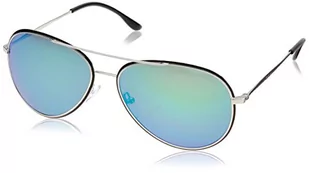 POLICE Uniseks dla dorosłych S8299M58K07G okulary przeciwsłoneczne, zielone (Verde), 58 - Okulary przeciwsłoneczne - miniaturka - grafika 1