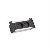 Listwy zasilające - BACHMANN KAPSA XS 2xUTE sw current 2.0m AEH CEE7/7 19.07.0201 - miniaturka - grafika 1