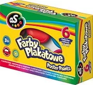 Przybory szkolne - ASTRA Farby plakatowe 6 kolorów 20ml AS - miniaturka - grafika 1
