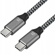 Kable USB - KABEL USB TYP C USB-C/USB-C 100W 5A MOCNY PRZEWÓD 2M SZYBKIE ŁADOWANIE - miniaturka - grafika 1
