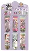 Zakładki do książek - Zakładka do książek magnetyczna Kotki - miniaturka - grafika 1