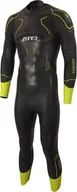 Pianki do pływania - Zone3 Vision Wetsuit Men, black/lime/gun metal L 2021 Pianki do pływania WS21MVIS101/L - miniaturka - grafika 1