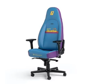 Noblechairs ICON Nuka-Cola Quantum Edition Gamingowy do 150kg Skóra ECO Niebiesko-fioletowy - Fotele gamingowe - miniaturka - grafika 1