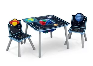 KOSMOS PLANETY GWIAZDY STOLIK STÓŁ KRZESŁA DZIECI - Zestawy mebli dla dzieci - miniaturka - grafika 1