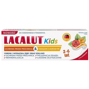 LACALUT Kids Pasta do zębów dla dzieci od 2-6 lat 55ml - Pasty do zębów - miniaturka - grafika 1