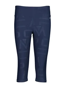 CMP Legginsy funkcyjne w kolorze granatowym ze wzorem - Spodnie sportowe damskie - miniaturka - grafika 1