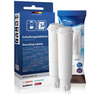 Zestaw Bosch, Filtr Aqualogis AL-TES46 2 szt, Tabletki Odkamieniające - SIEMENS Siemens 311864 - 3szt - Akcesoria i części do ekspresów do kawy - miniaturka - grafika 1