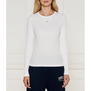 Tommy Jeans Bluzka | Slim Fit - Bluzki damskie - miniaturka - grafika 1