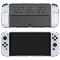 Akcesoria do Nintendo - Etui DOBE TNS-1190 do Nintendo Switch Oled Przezroczysty - miniaturka - grafika 1