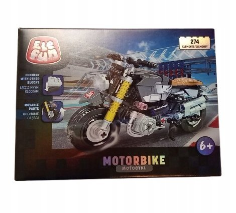 Klocki ELEFUN Motocykl 274 elementy