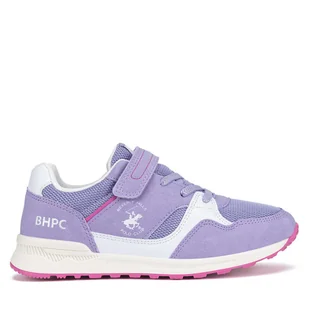 Sneakersy Beverly Hills Polo Club 23KC2347B Fioletowy - Buty dla dziewczynek - miniaturka - grafika 1