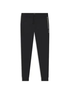 BOSS Joggery 30696 Czarny Comfort Fit - Spodnie męskie - miniaturka - grafika 1