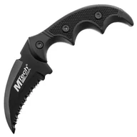 Noże - Nóż Master Cutlery Karambit 5" Fixed Blade Black - miniaturka - grafika 1