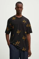 Koszulki męskie - G-Star Raw t-shirt bawełniany męski kolor czarny wzorzysty D24692-C334 - miniaturka - grafika 1