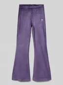 Spodnie i spodenki dla chłopców - Spodnie materiałowe o rozkloszowanym kroju z elastycznym pasem - miniaturka - grafika 1