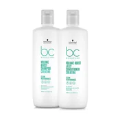 Zestawy kosmetyków damskich - Schwarzkopf BC Volume Boost, zestaw XL na objętość włosów cienkich, szampon + odżywka - miniaturka - grafika 1