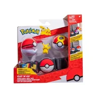 Figurki dla dzieci - Pokemon Figurka Clip N Go Poke Ball Pas Pikachu S11 - miniaturka - grafika 1