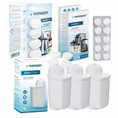 Akcesoria i części do ekspresów do kawy - Zestaw Filtr Wody Do Ekspresu Wessper Aquaintense Siemens Bosch Tz80001 Tz80002, 3 Szt. + Tabletki Cleanoil + Tabletki Cleantab - miniaturka - grafika 1