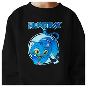 Bluzy dla dziewczynek - BLUZA DZIECIĘCA DERPY KOT DEMON HUNTERS HUNTRIX 122-128 BAWEŁNIANA JAKOŚĆ - miniaturka - grafika 1
